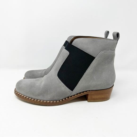 Marc by Marc Jacobs Suede Leather Chelsea Boots in Grey and Black Size 38 / US 8 - Picture 13 of 13